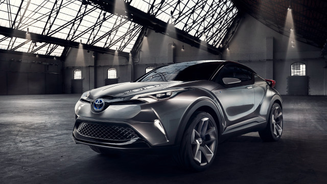 Silver car building skylight fence free wallpaper - medium preview image