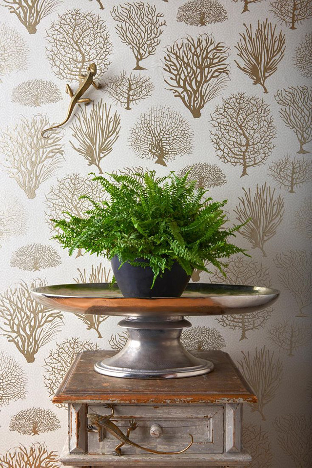 Potted plant metal stand wallpapered free wallpaper - medium preview image