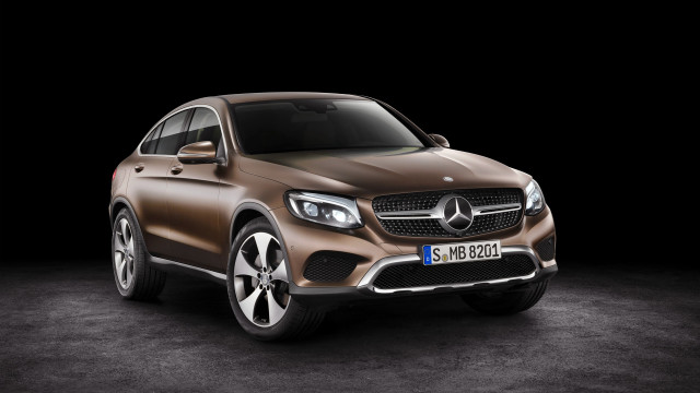 Brown mercedes suv dark room free wallpaper - medium preview image