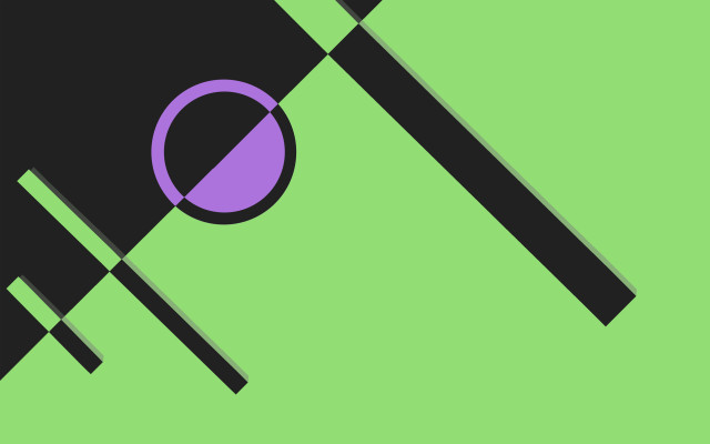 Purple circle black green background free wallpaper - medium preview image