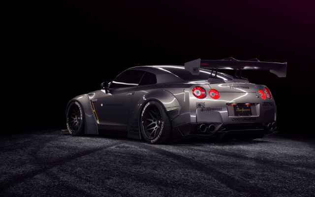 Silver sports car red light #3 free wallpaper - medium preview image