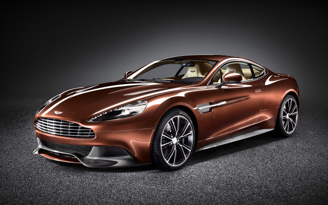 Shiny brown car dark room free wallpaper - medium preview image