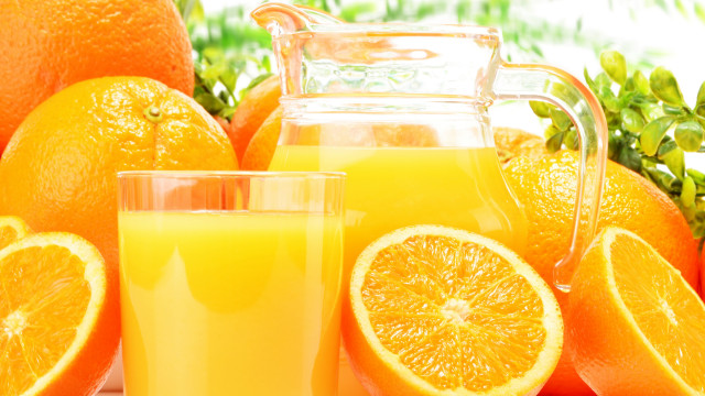 Orange juice pitcher glass oranges free wallpaper - medium preview image