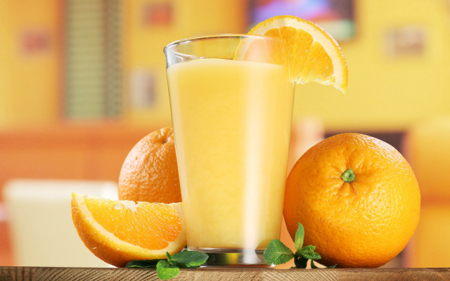 Orange juice glass oranges tv free wallpaper - medium preview image