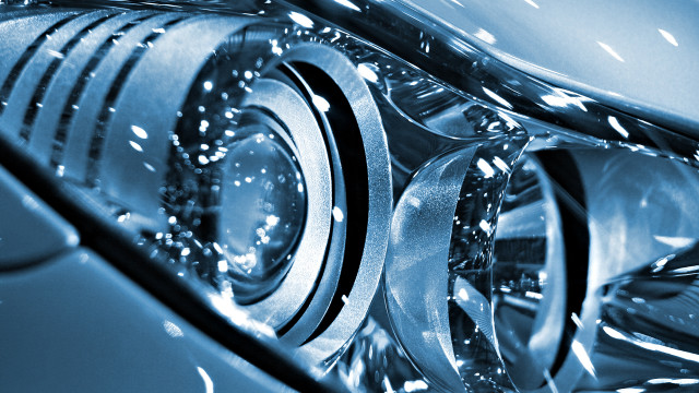 Chrome grille engine blue white free wallpaper - medium preview image