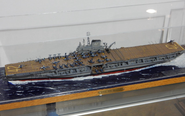 Battleship model display case table free wallpaper - medium preview image