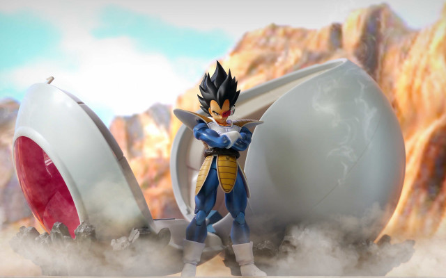 Dragon figurine egg desert mountains free wallpaper - medium preview image