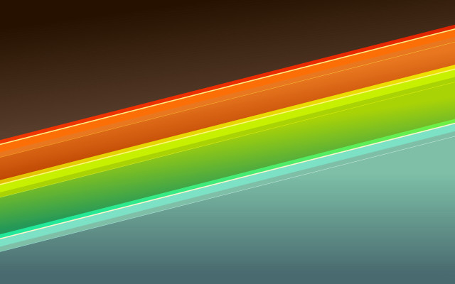 Rainbow line black background white #2 free wallpaper - medium preview image