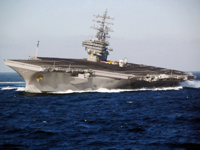 Large ship ocean small boat free wallpaper - medium preview image