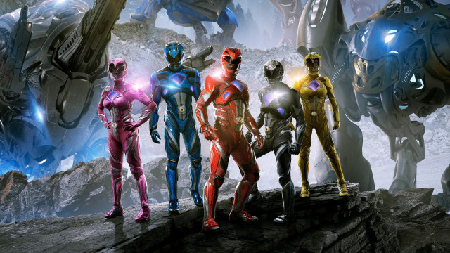 Futuristic suits rock formation mountain free wallpaper - medium preview image