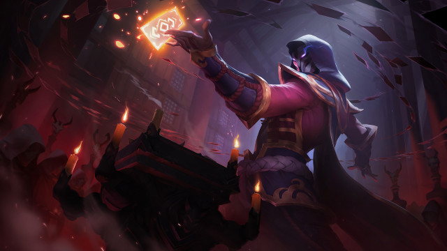 Purple man glowing cave city free wallpaper - medium preview image