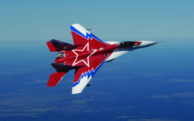Fighter jet sky ocean cloud free wallpaper - medium preview image