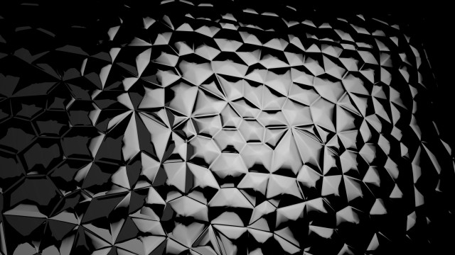 Black white triangle face generative free wallpaper - medium preview image