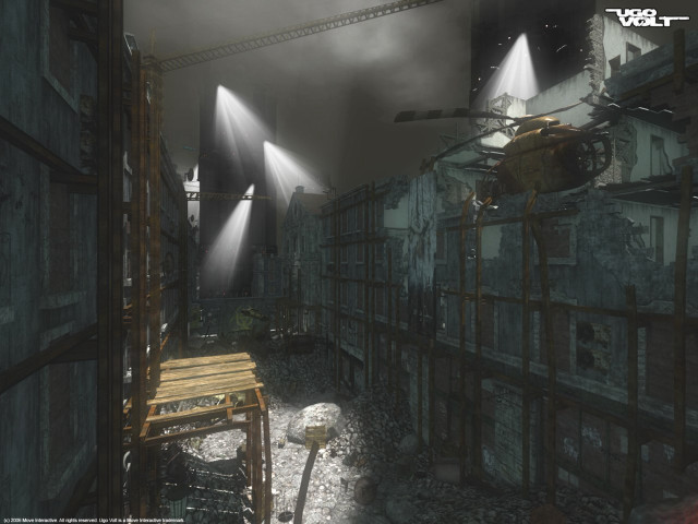 Room bench lights chair debris free wallpaper - medium preview image