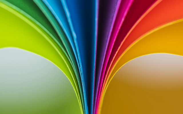 Multicolored background white circle full free wallpaper - medium preview image