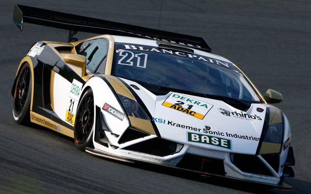 White gold racecar number side free wallpaper - medium preview image