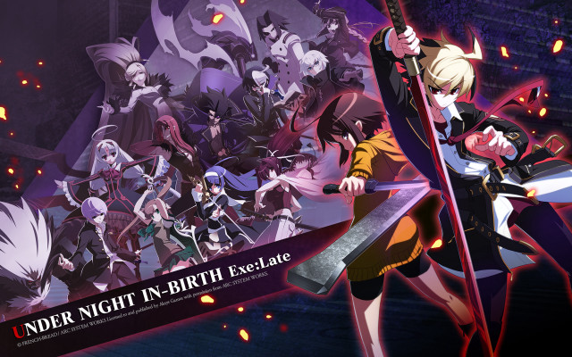 Cartoon character sword group dark free wallpaper for desktop - medium preview image