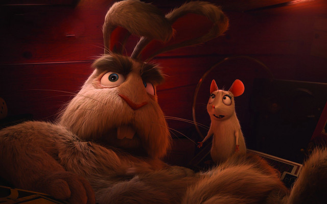 Stuffed animals bed red walls free wallpaper - medium preview image
