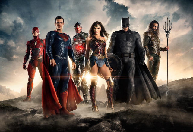 Superheroes rocky hill cloudy sky free wallpaper - medium preview image