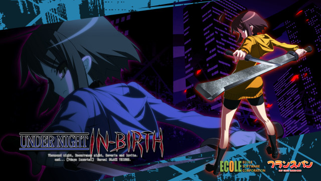 Girl sword cartoon city background free wallpaper for desktop - medium preview image