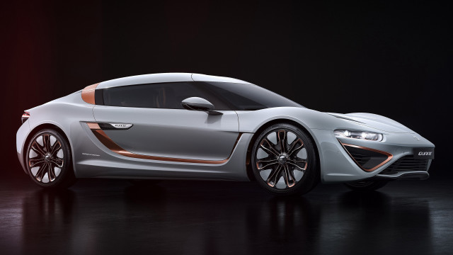 White sports car red stripe #2 free wallpaper - medium preview image