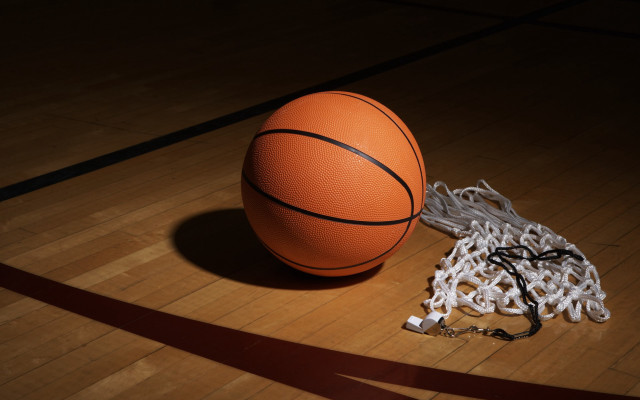 Basketball net court shadow basketball free wallpaper - medium preview image