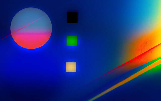 Multicolored sun circle line abstract free wallpaper - medium preview image