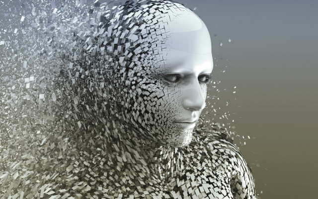 Man dots bubbles air beeple free wallpaper - medium preview image