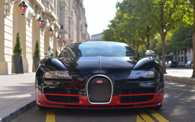 Black red bugatti tiltshift luxury free wallpaper - medium preview image