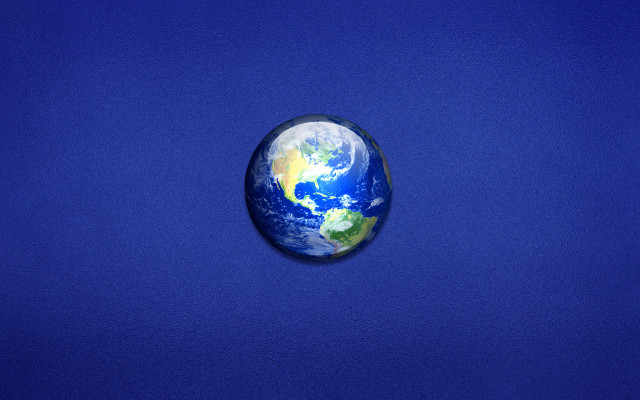 Blue earth globe night sky free wallpaper - medium preview image