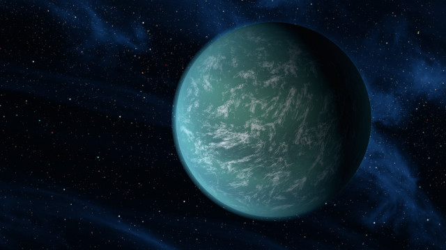 Blue planet star sky clouds #2 free wallpaper - medium preview image