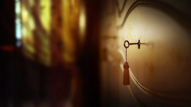 Clock tassel window curtain arts free wallpaper - medium preview image
