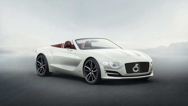 White sports car foggy black free wallpaper - medium preview image