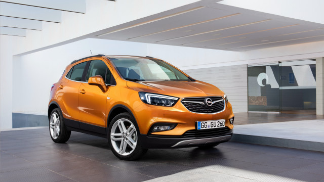 Orange opel suv garage 3d free wallpaper - medium preview image