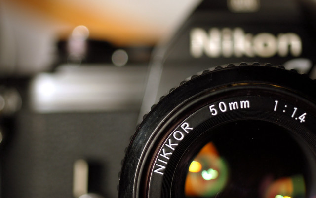 Nikon lens closeup macro bokeh free wallpaper - medium preview image