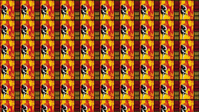 Man gun yellow background red #2 free wallpaper - medium preview image