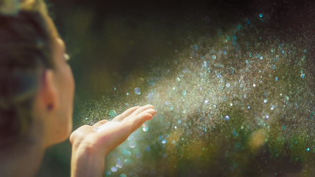 Woman starry sky magic earth free wallpaper - medium preview image