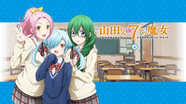 Anime girls classroom arms around #2 free wallpaper - medium preview image