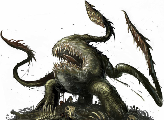 Monster large teeth sharp teeth free wallpaper - medium preview image