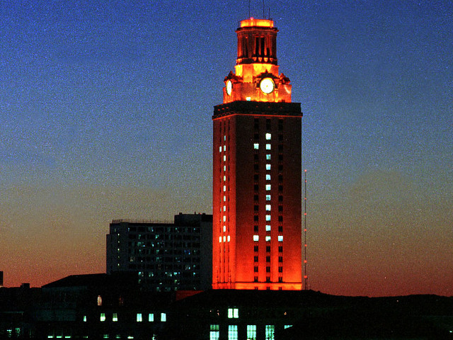 Tall building clock night sky free wallpaper - medium preview image