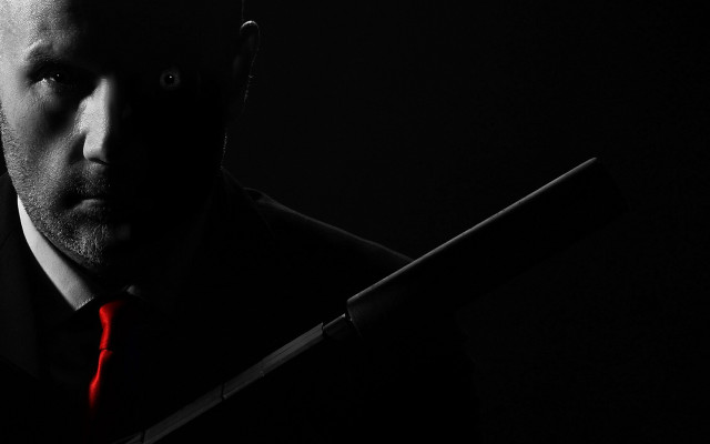 Man suit knife serious portrait free wallpaper - medium preview image