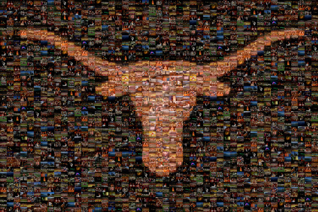 Bull head mosaic pixelart pokemon free wallpaper - medium preview image