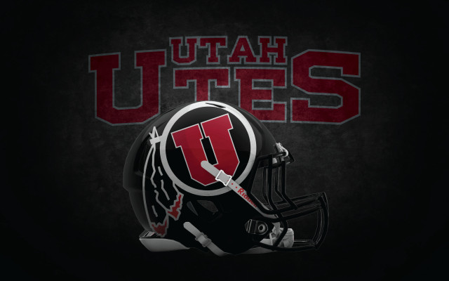 Helmet utah utes black background free wallpaper - medium preview image