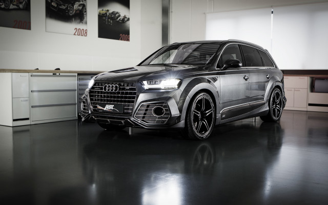 Grey car garage white cabinet free wallpaper - medium preview image
