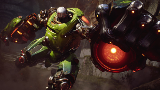 Green robot red lights epylon free wallpaper - medium preview image