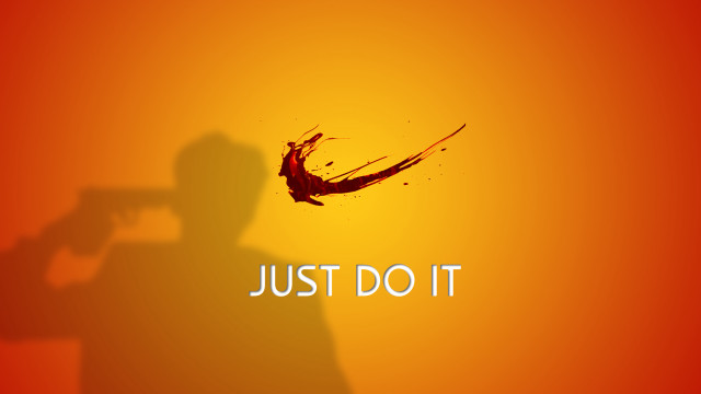 Man camera justdoit blood splatter free wallpaper - medium preview image