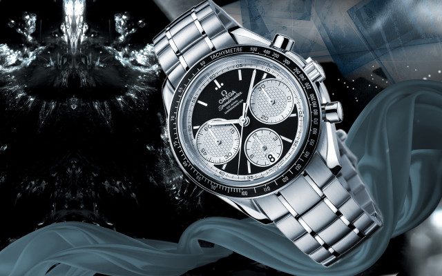 Black watch blue background fountain free wallpaper - medium preview image