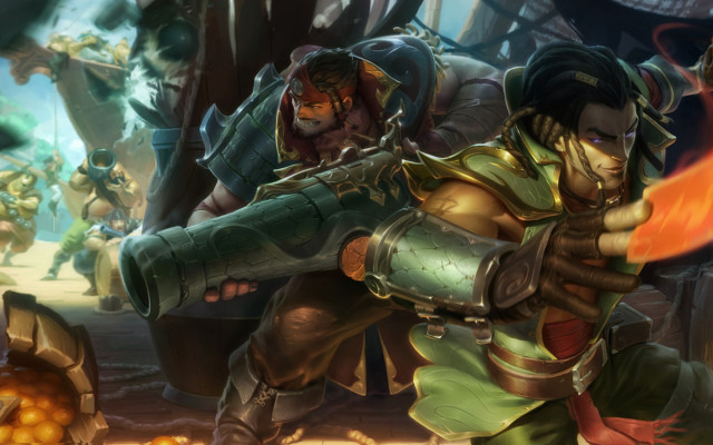 Man woman weapon fire group free wallpaper - medium preview image