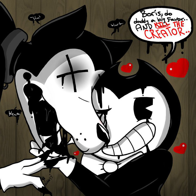 Cartoon cat cross thought bubble free wallpaper - medium preview image