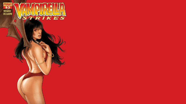 Woman bikini bat red background free wallpaper - medium preview image